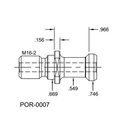Tj Davies Co Coolant Through Retention Knob POR-0007